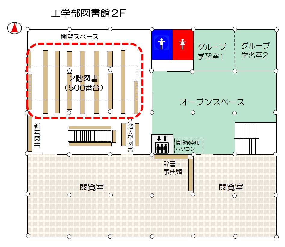 工学図（2階図書）